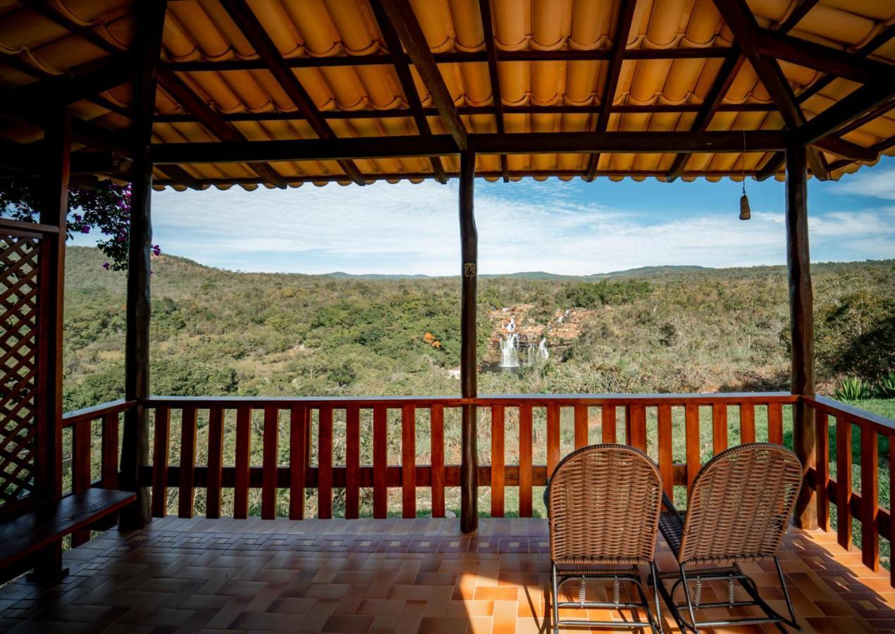 Pousada Cachoeira Poco Encantado Алту-Параизу-ди-Гояс Экстерьер фото