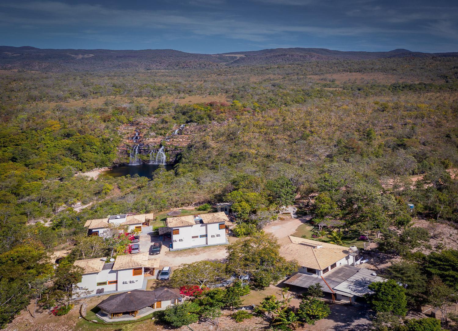 Pousada Cachoeira Poco Encantado Алту-Параизу-ди-Гояс Экстерьер фото