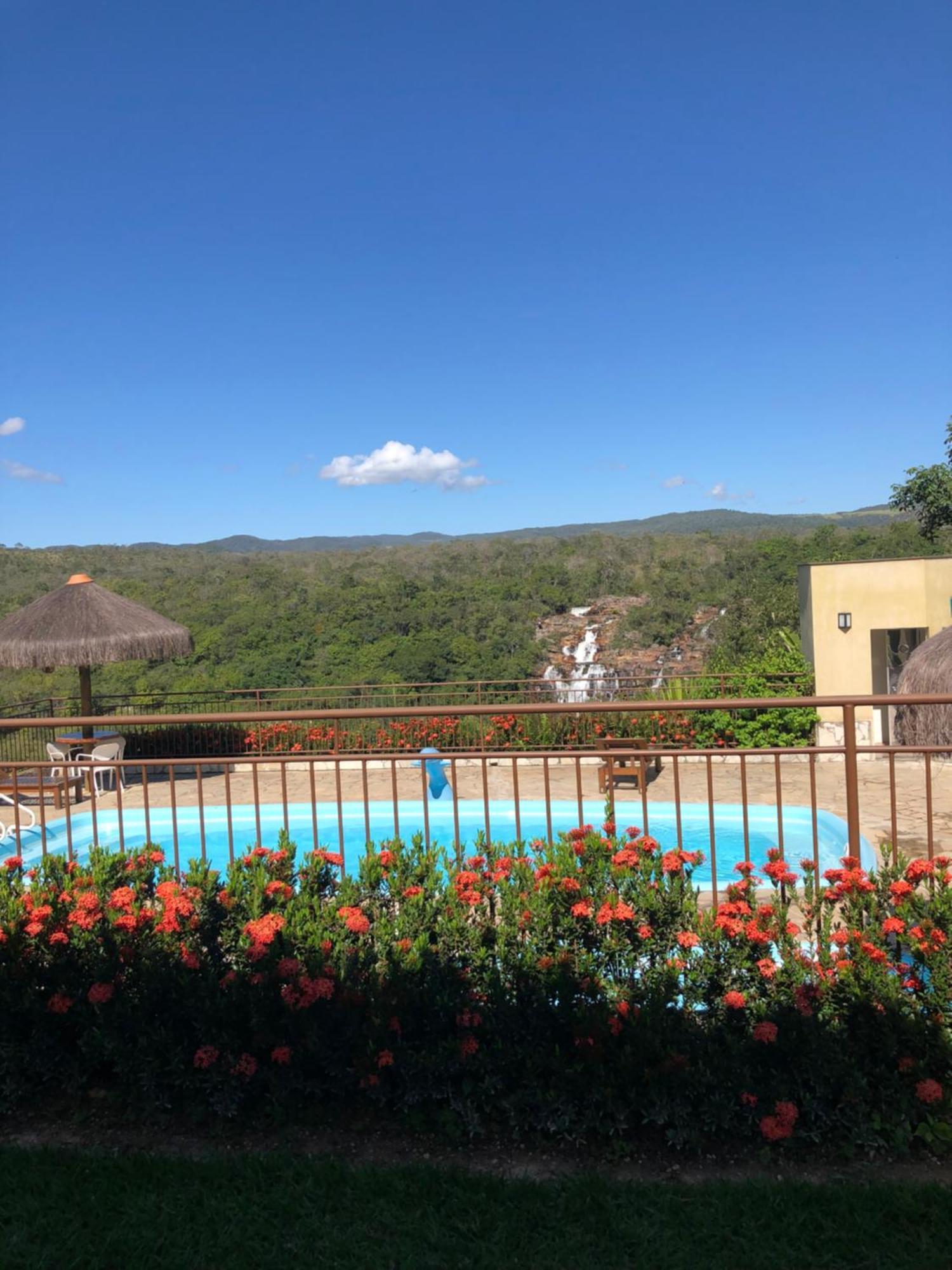 Pousada Cachoeira Poco Encantado Алту-Параизу-ди-Гояс Экстерьер фото