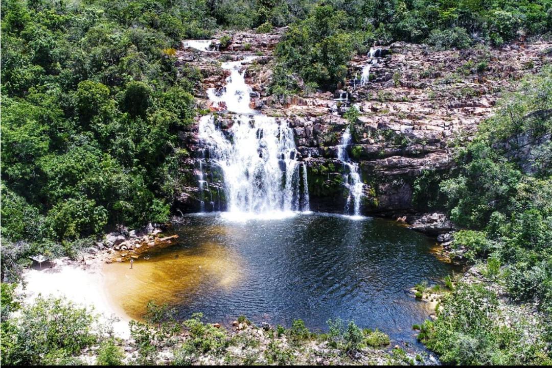 Pousada Cachoeira Poco Encantado Алту-Параизу-ди-Гояс Экстерьер фото