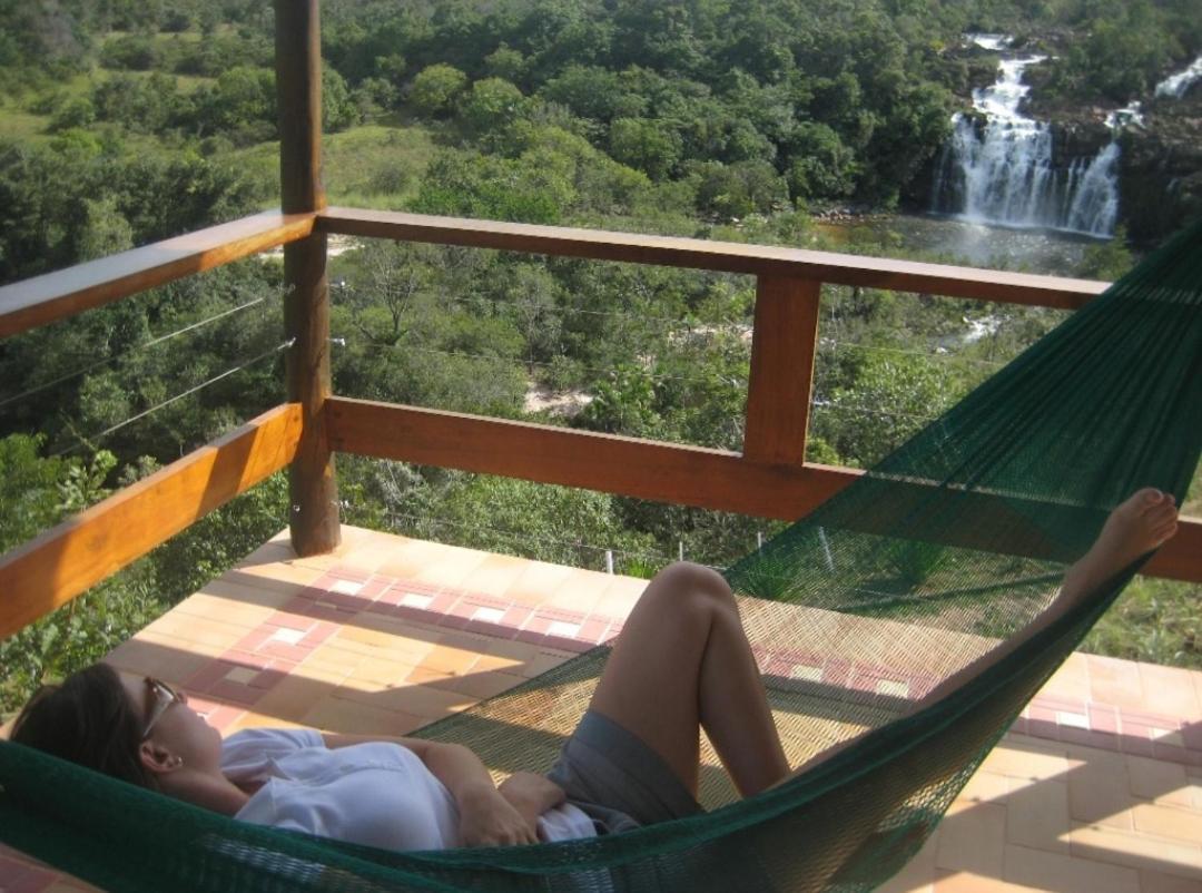 Pousada Cachoeira Poco Encantado Алту-Параизу-ди-Гояс Экстерьер фото